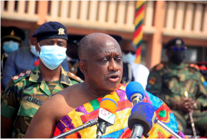 Hon. Simon Osei Mensah delivering independence day speech