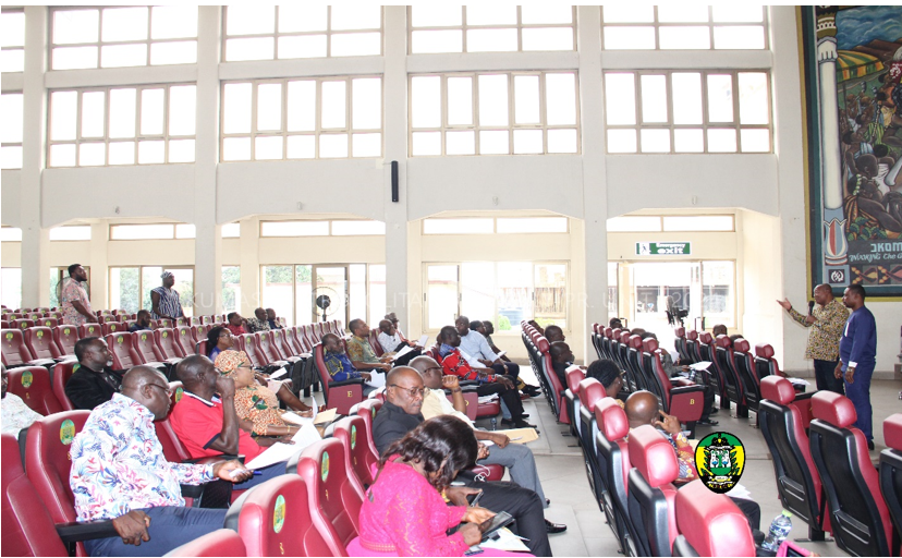 •	Assembly Members and technocrats listening attentively to Mayor’s address