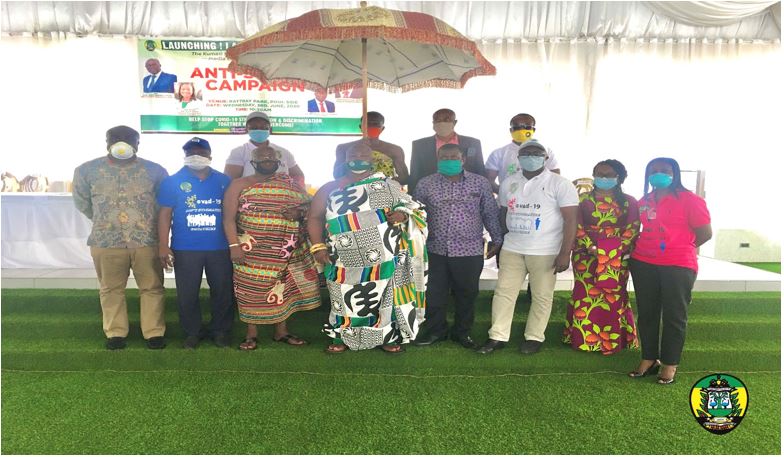 A group photograph of dignitaries at the launch