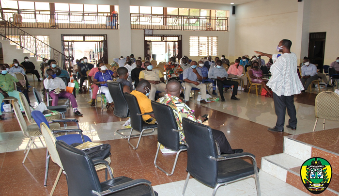 Mr. Abankwah Agyapong delivering a lecture