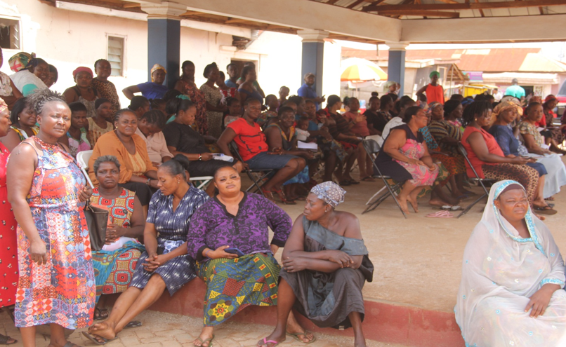 Some market women who attended the gathering