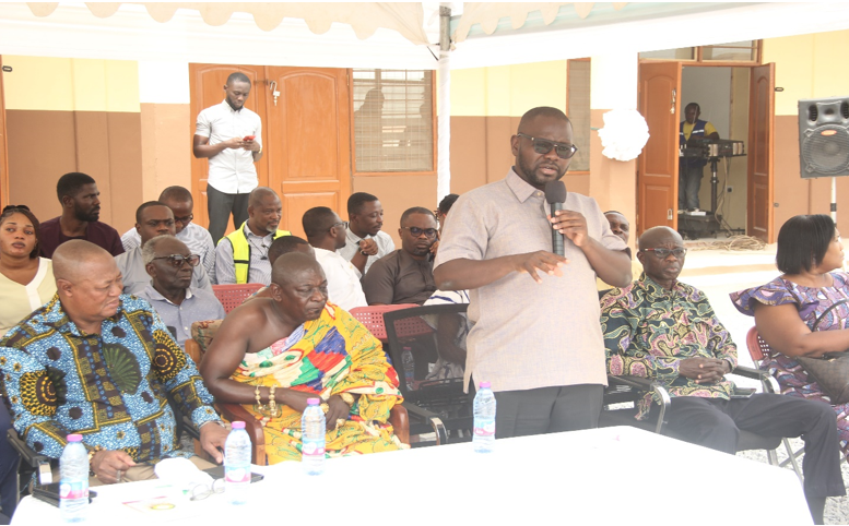Hon. Francis Asenso-Boakye making a remark at the event