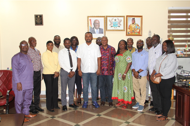 The Deputy Minister and Mayor Pyne in a Group Photograph