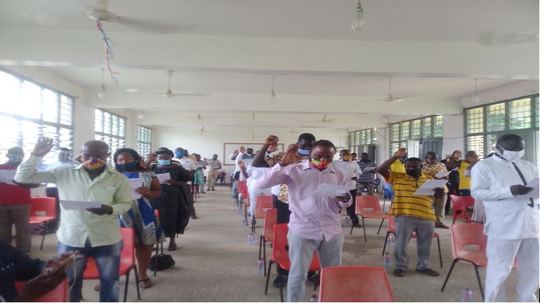 KUMASI SUB METROS UNIT COMMITTEE MEMBERS INAUGURATED BY KMA