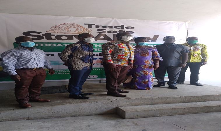 OFFICIAL MEDIA LAUNCH OF THE HYGEINE AND SOCIAL DISTANCE IN THE MARKETS IN KUMASI