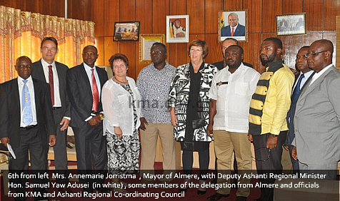 Mayor of Almere Visits Kumasi